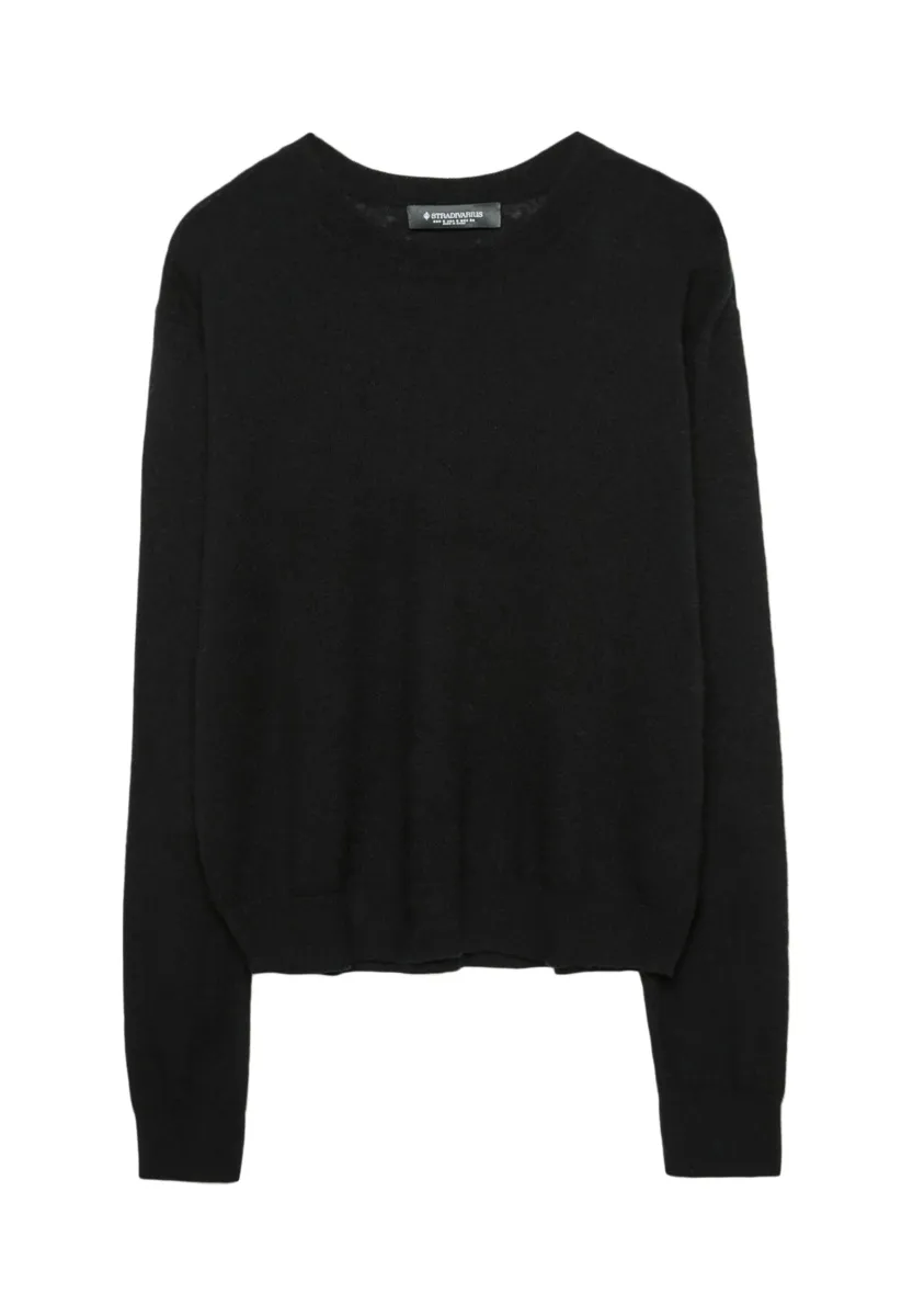 Strickpullover - black