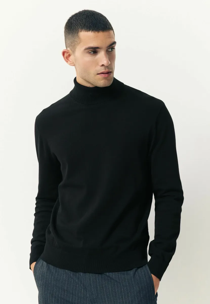 Strickpullover - black