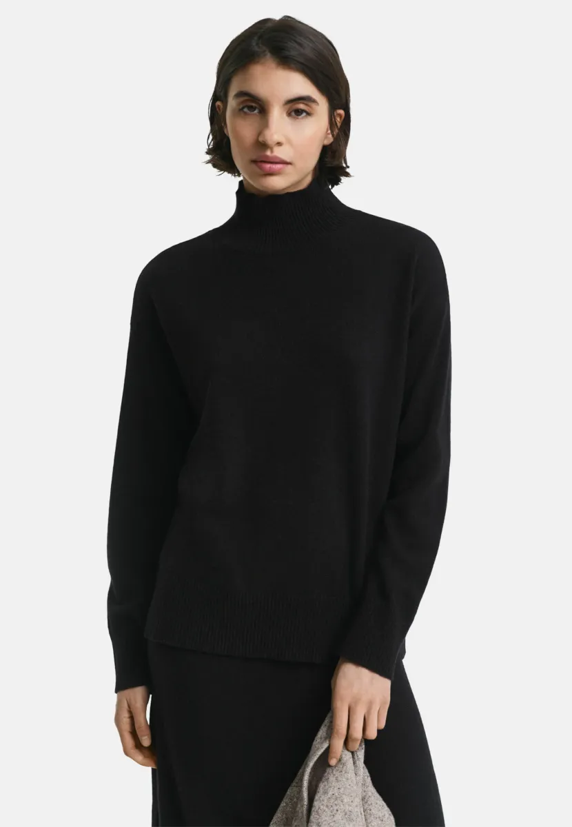 Strickpullover - black