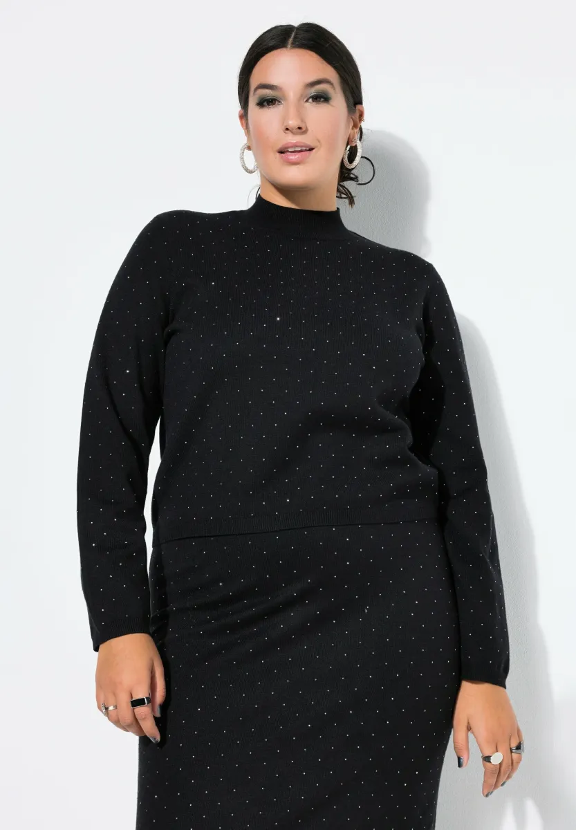 Strickpullover - black