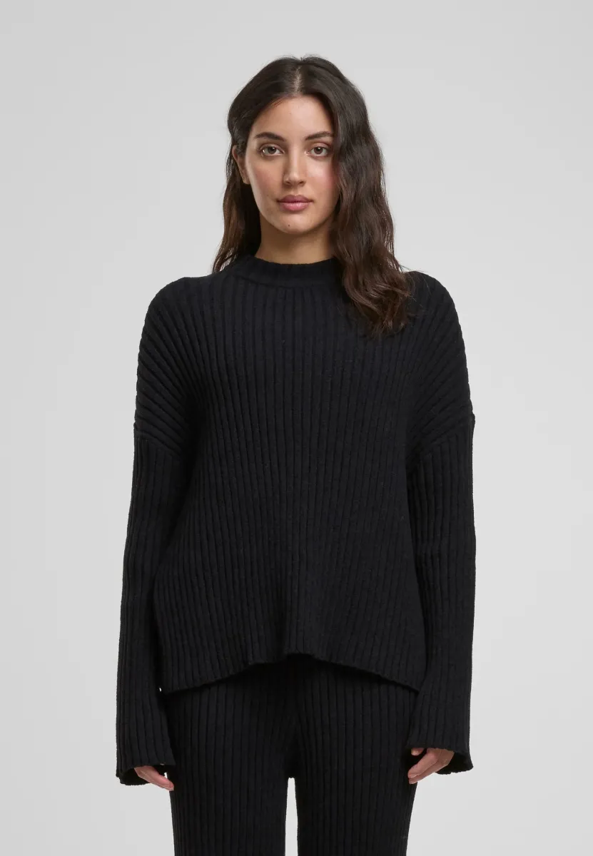 Strickpullover - black