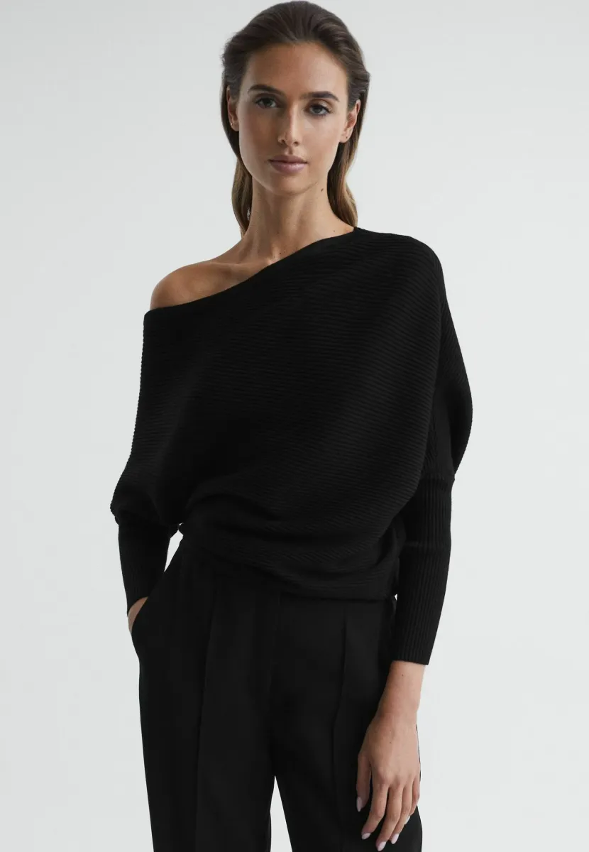 Strickpullover - black