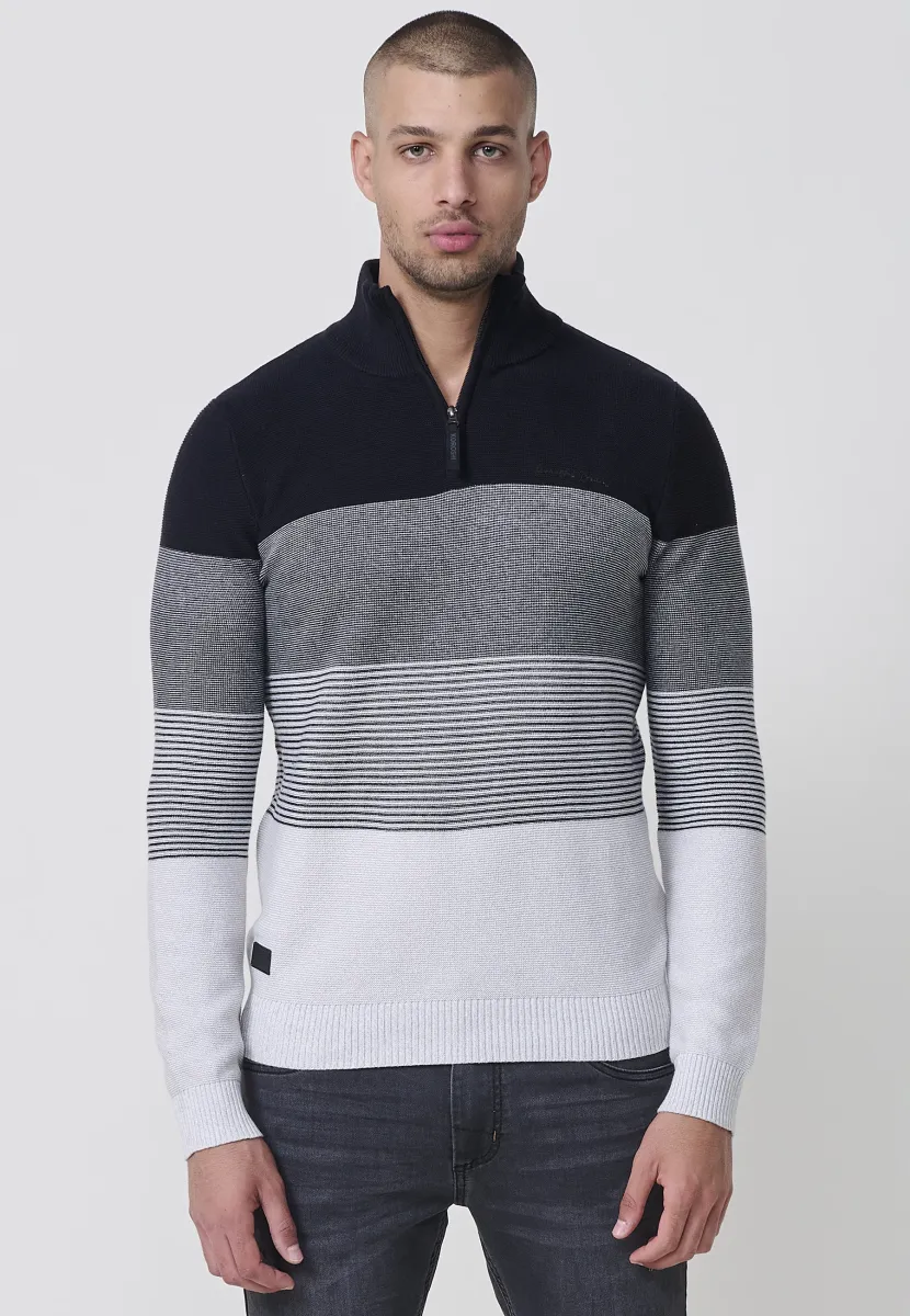 Strickpullover - black