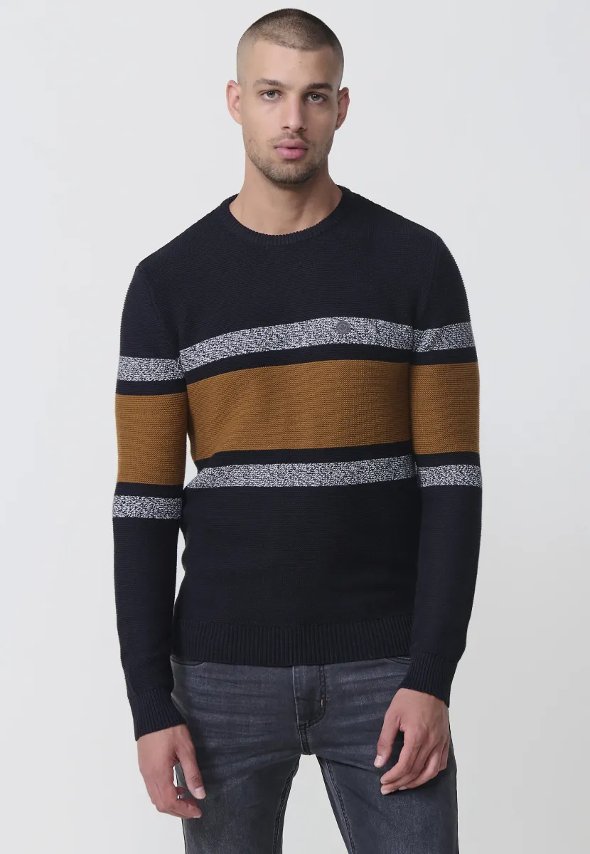 Strickpullover - black