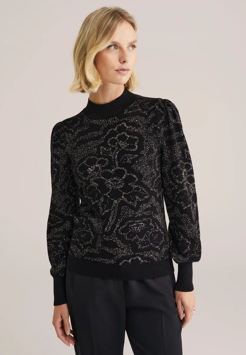 Strickpullover - black