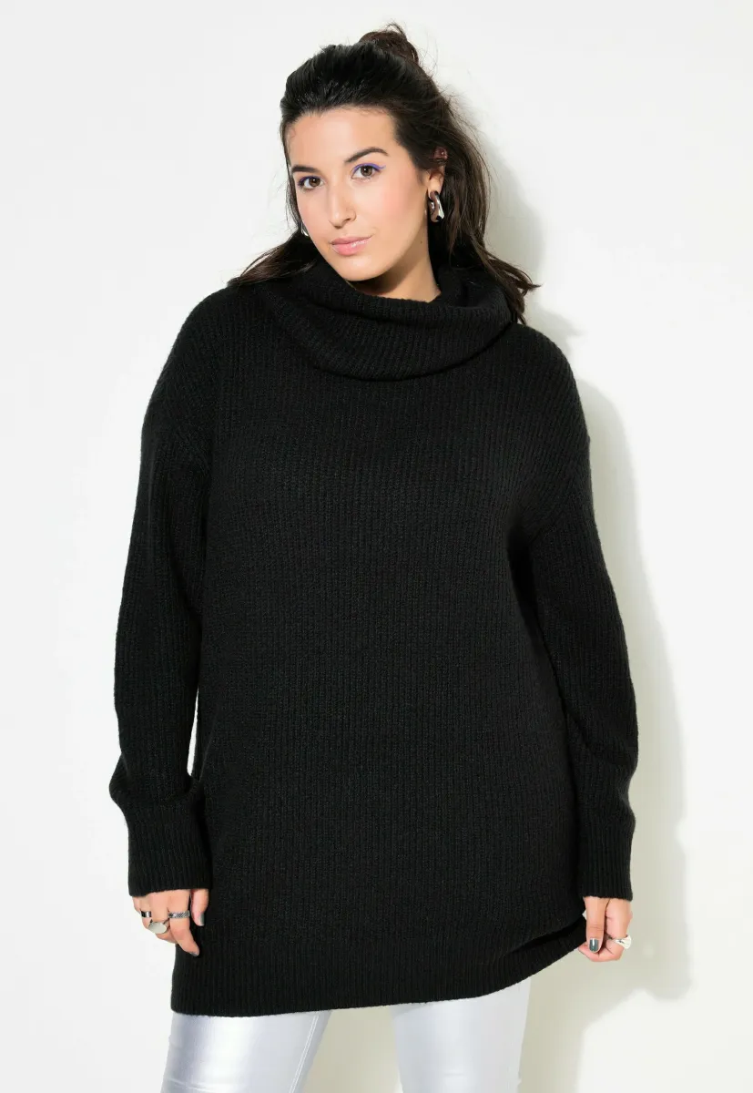 Strickpullover - black