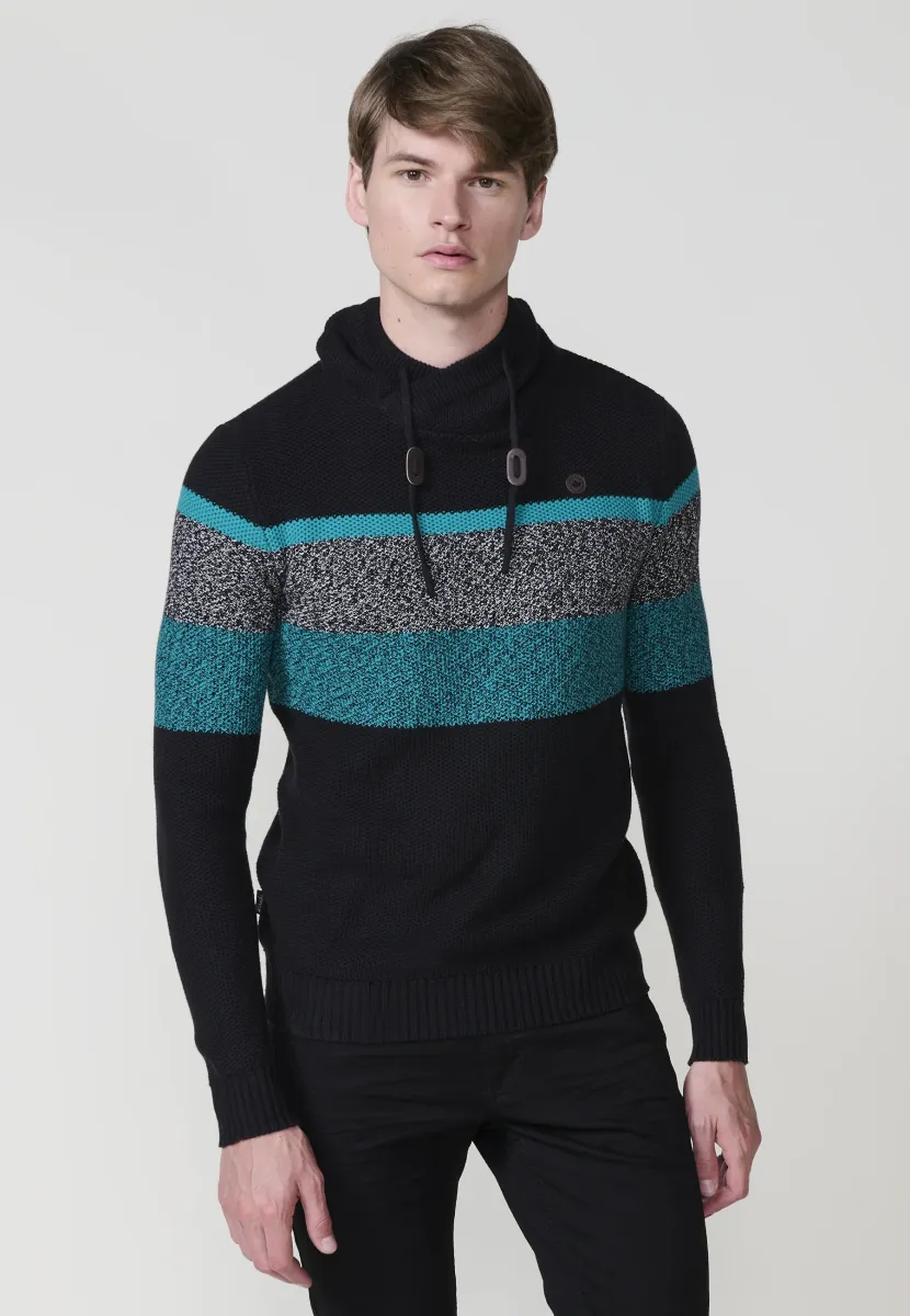 Strickpullover - black