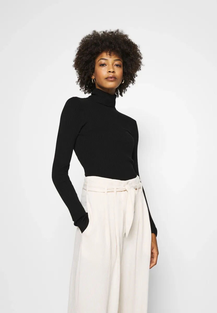 Strickpullover - black
