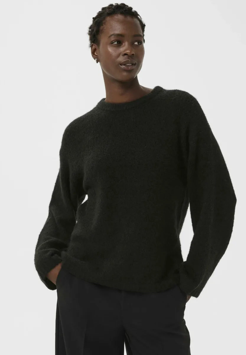 Strickpullover - black