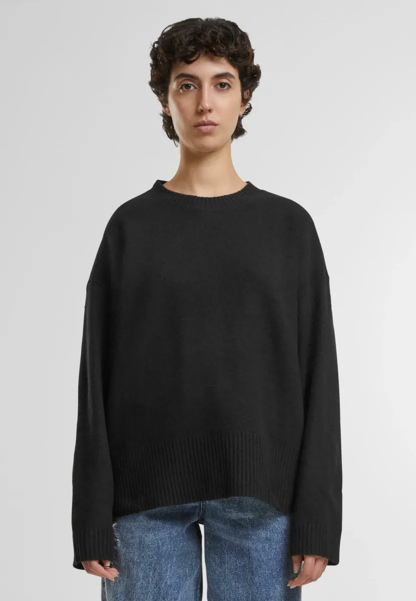 Strickpullover - black