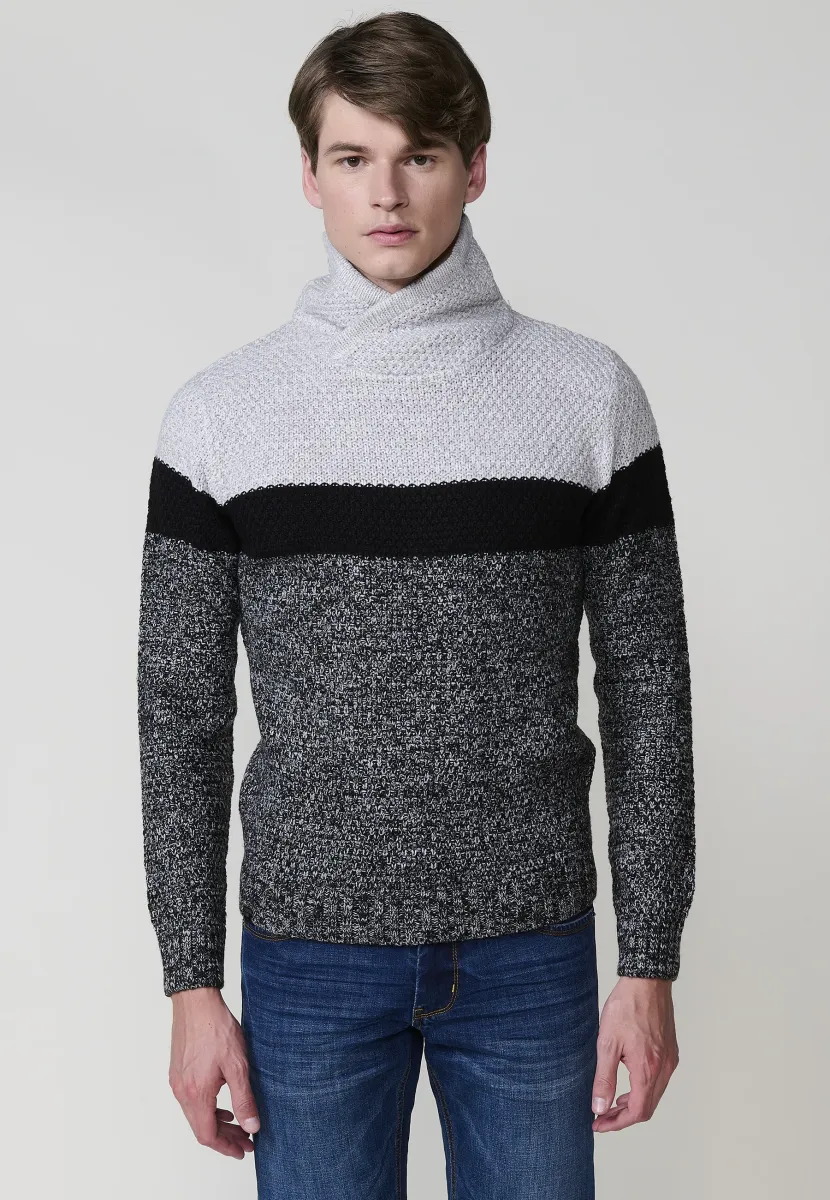 Strickpullover - black