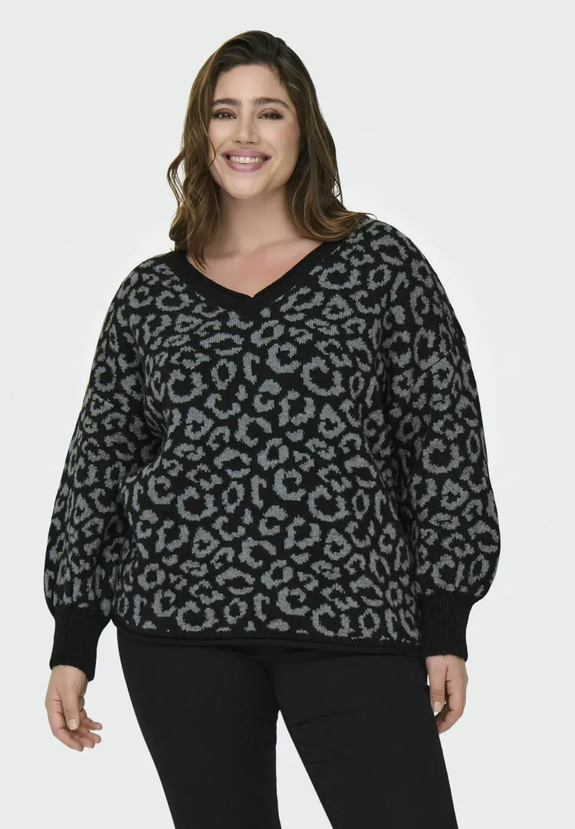 Strickpullover - black