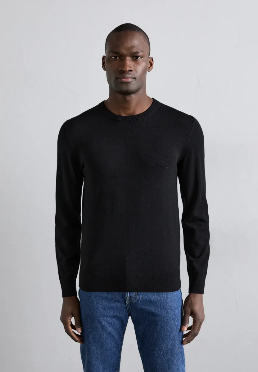 Strickpullover - black