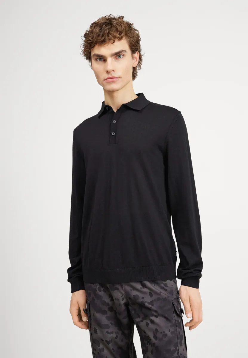 Strickpullover - black