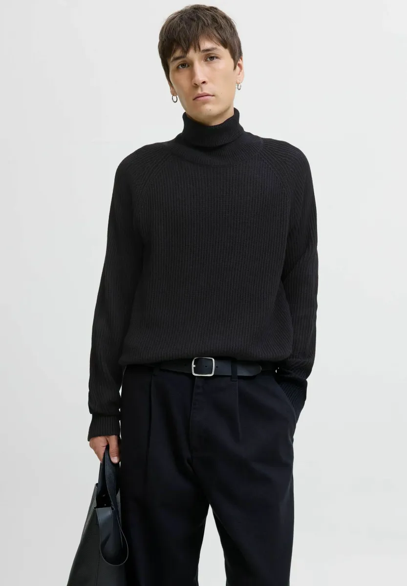 Strickpullover - black