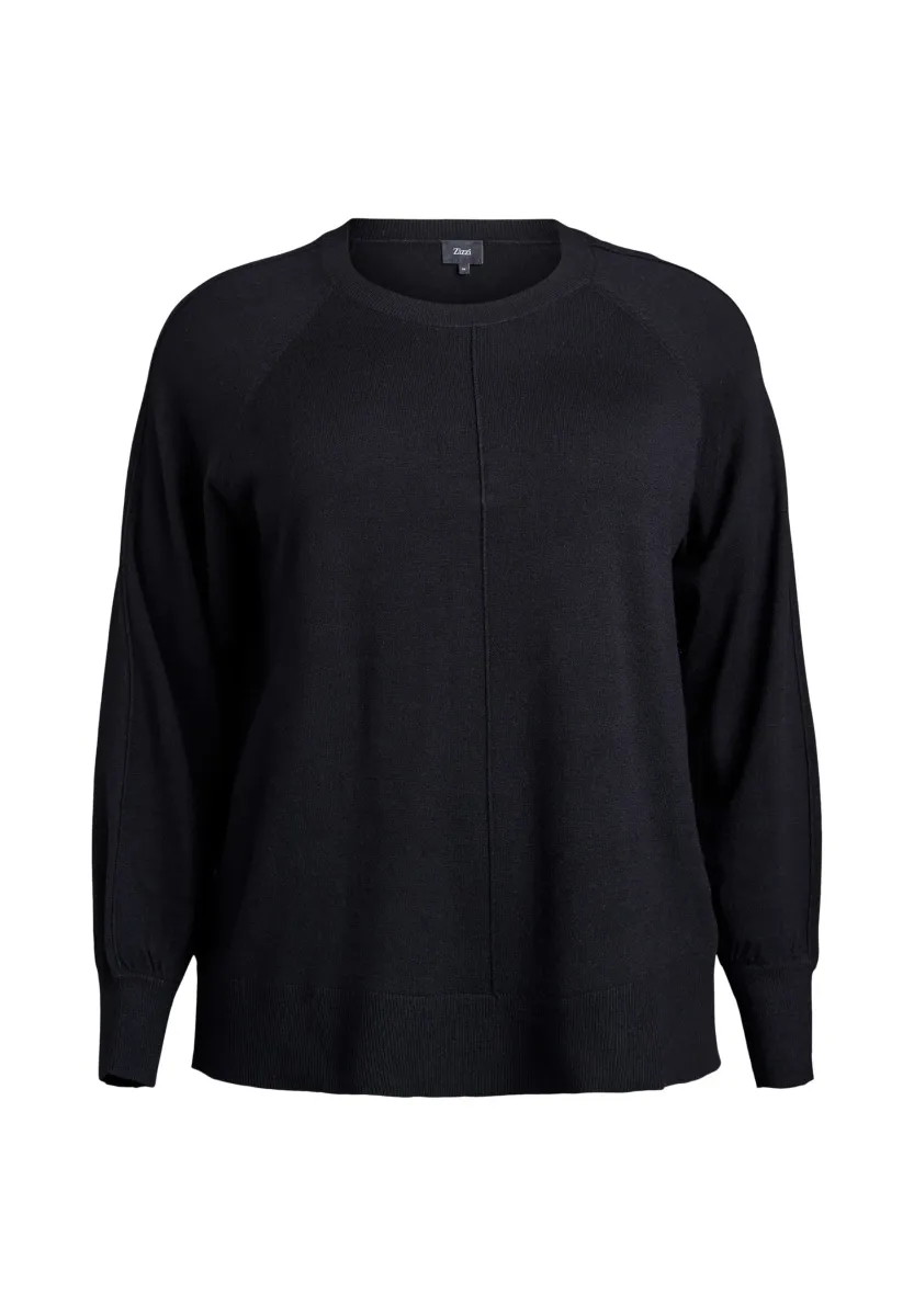 Strickpullover - black