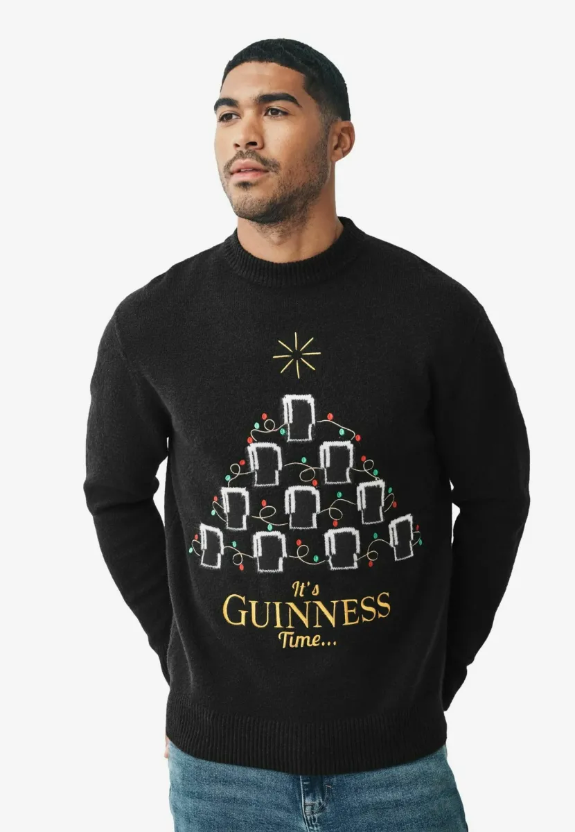 Strickpullover - black