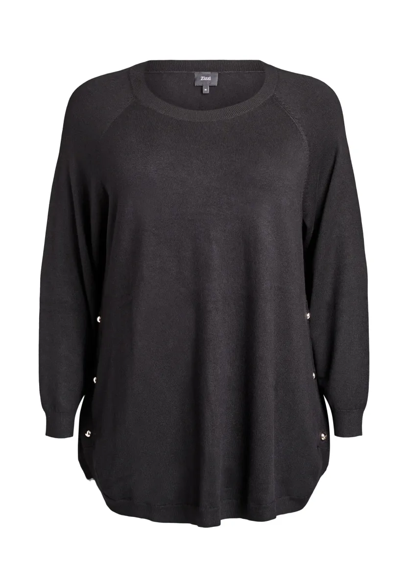 Strickpullover - black