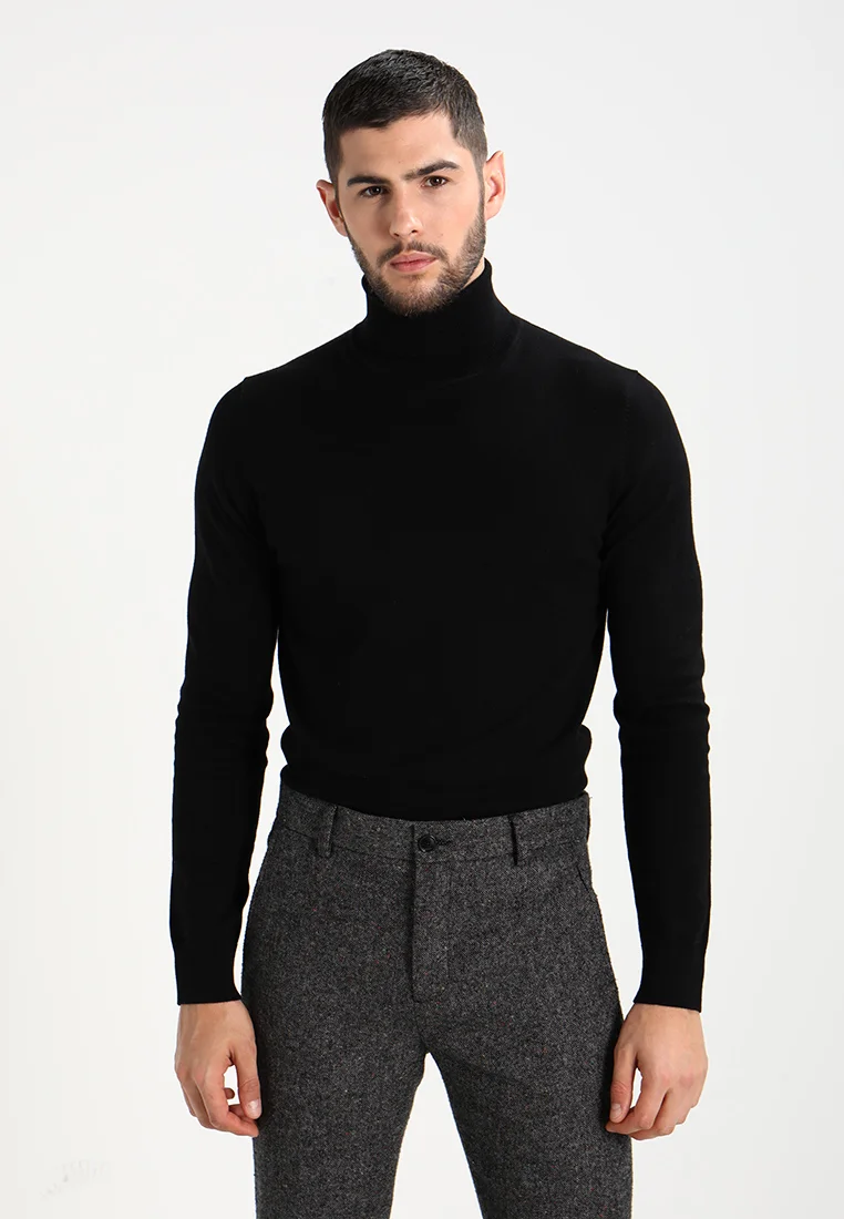 Strickpullover - black