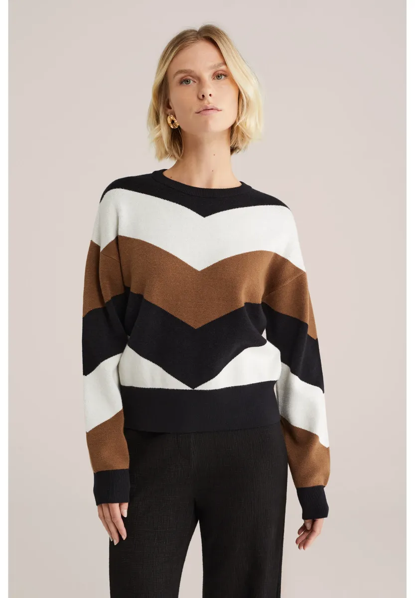 Strickpullover - black