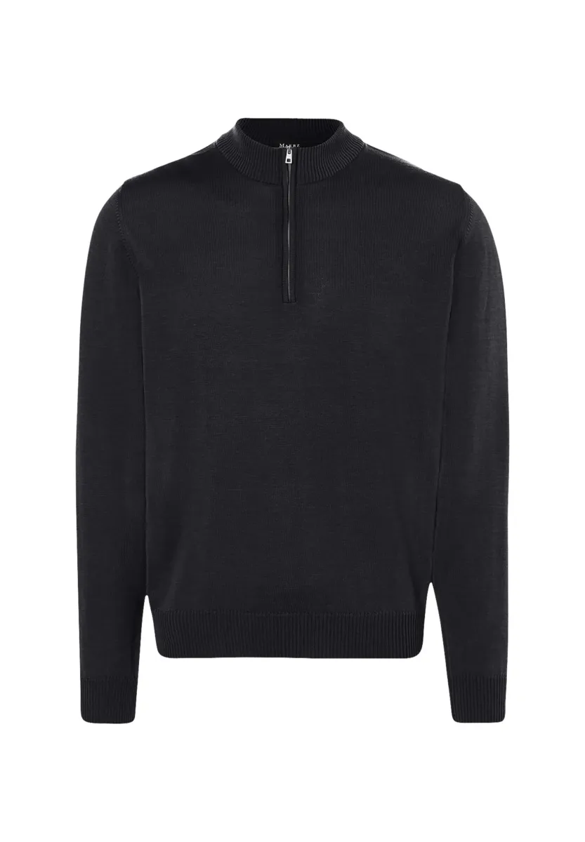 Strickpullover - black