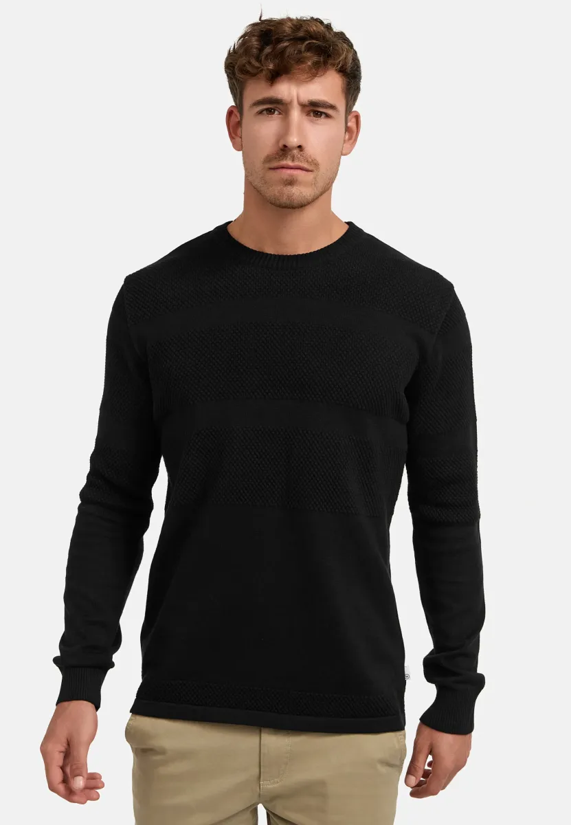 Strickpullover - black