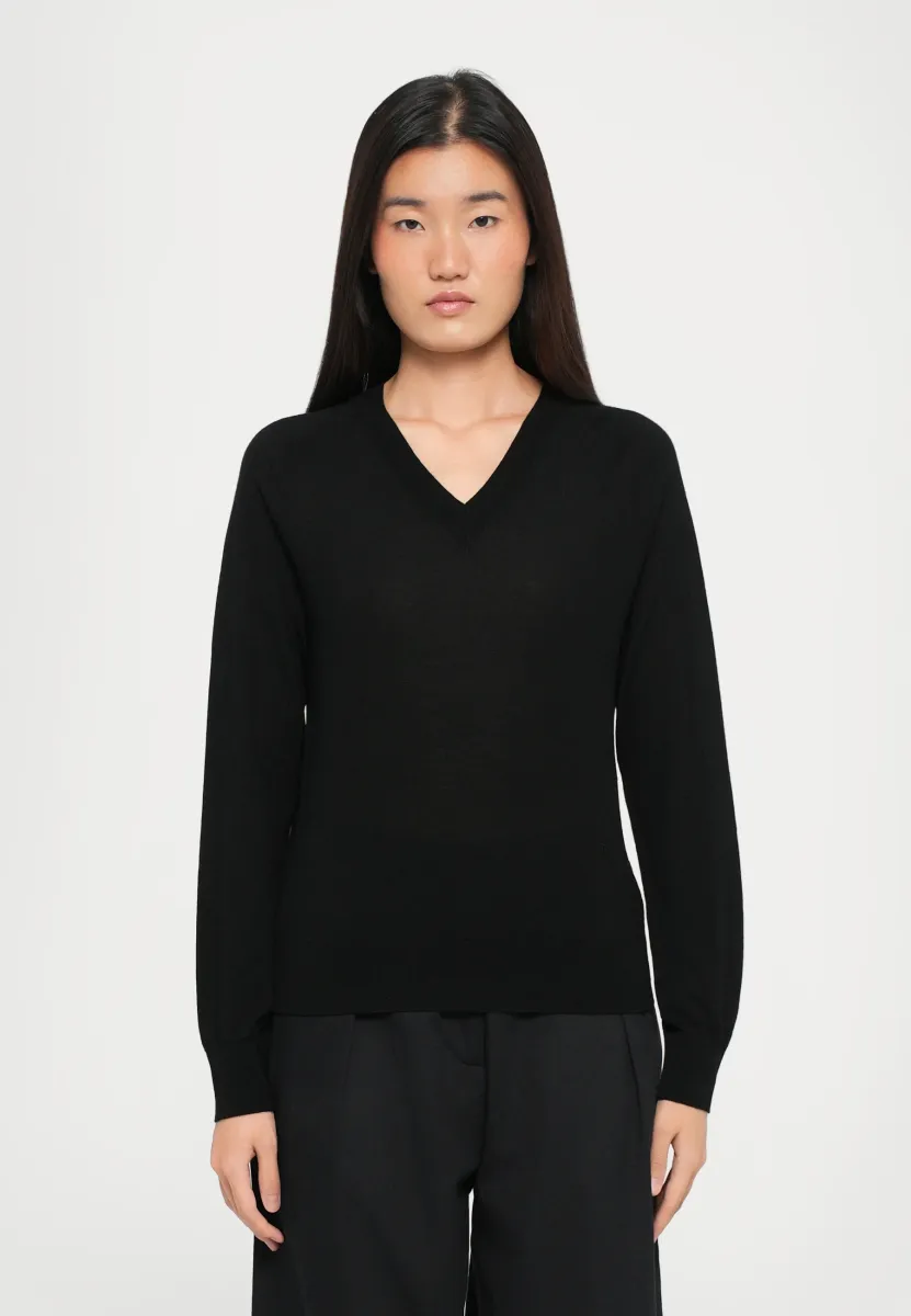 Strickpullover - black
