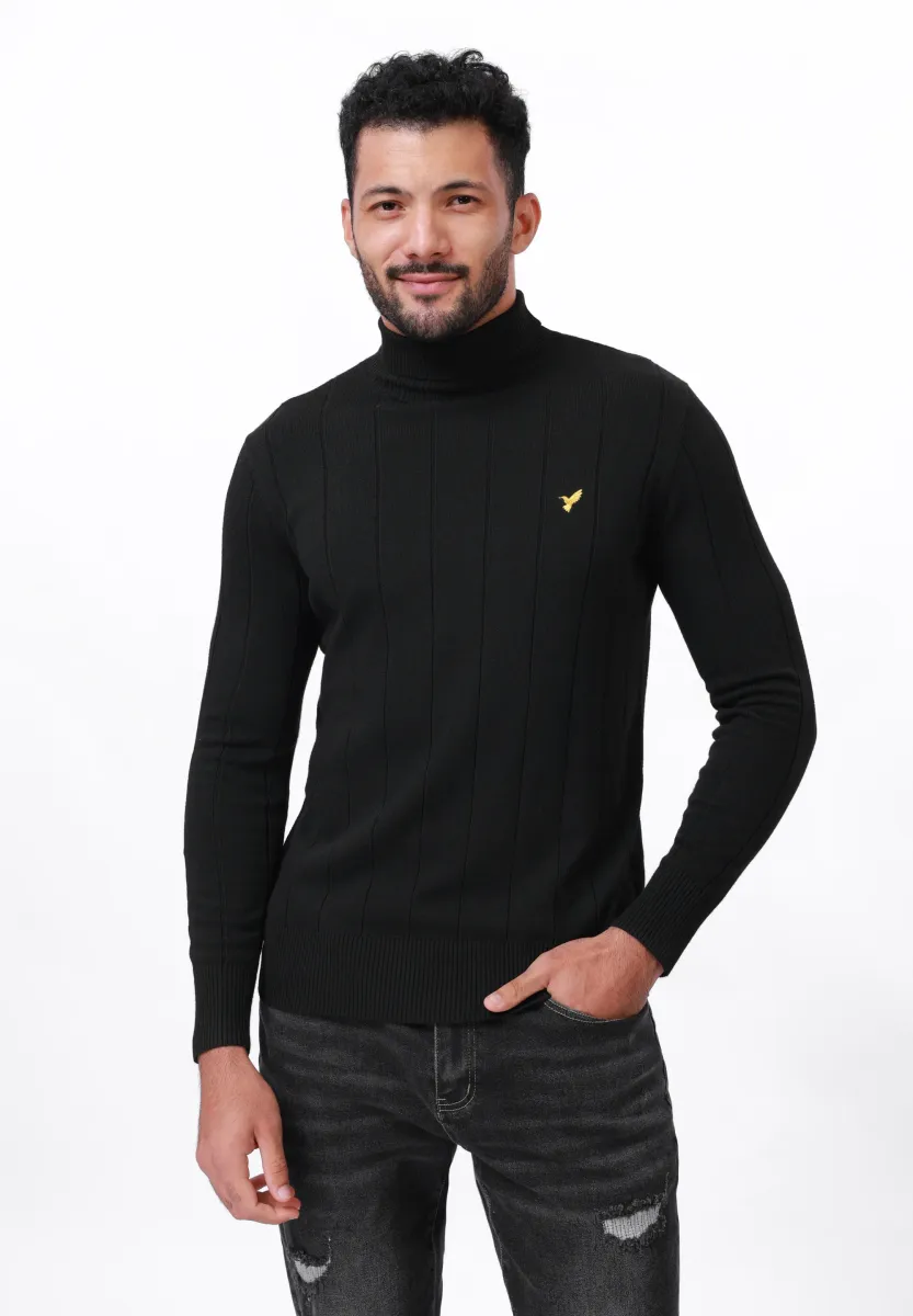 Strickpullover - black