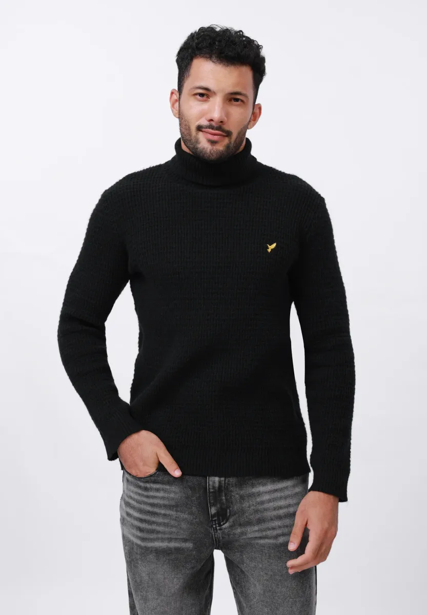 Strickpullover - black