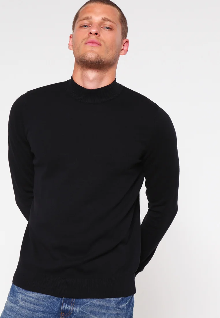 Strickpullover - black