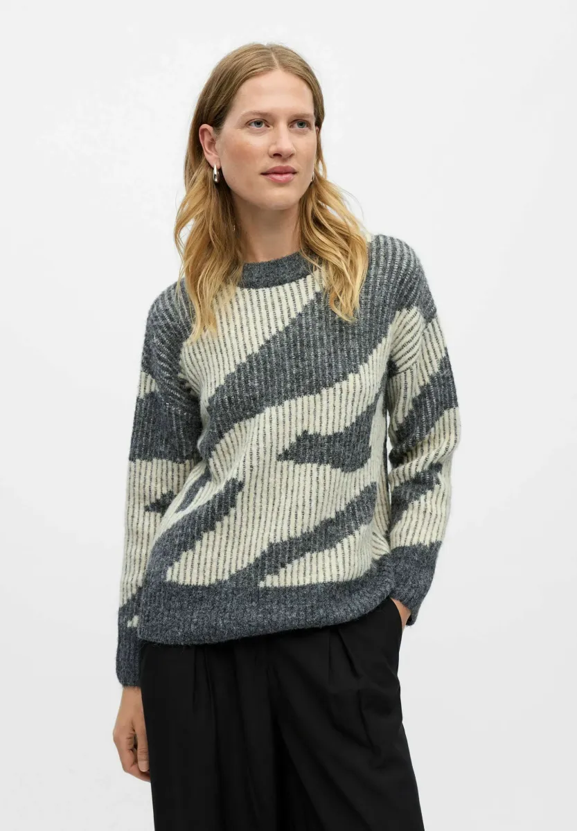Strickpullover - black