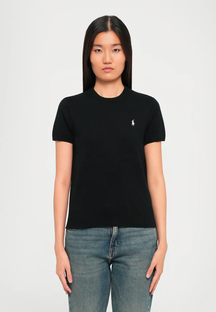 Strickpullover - black