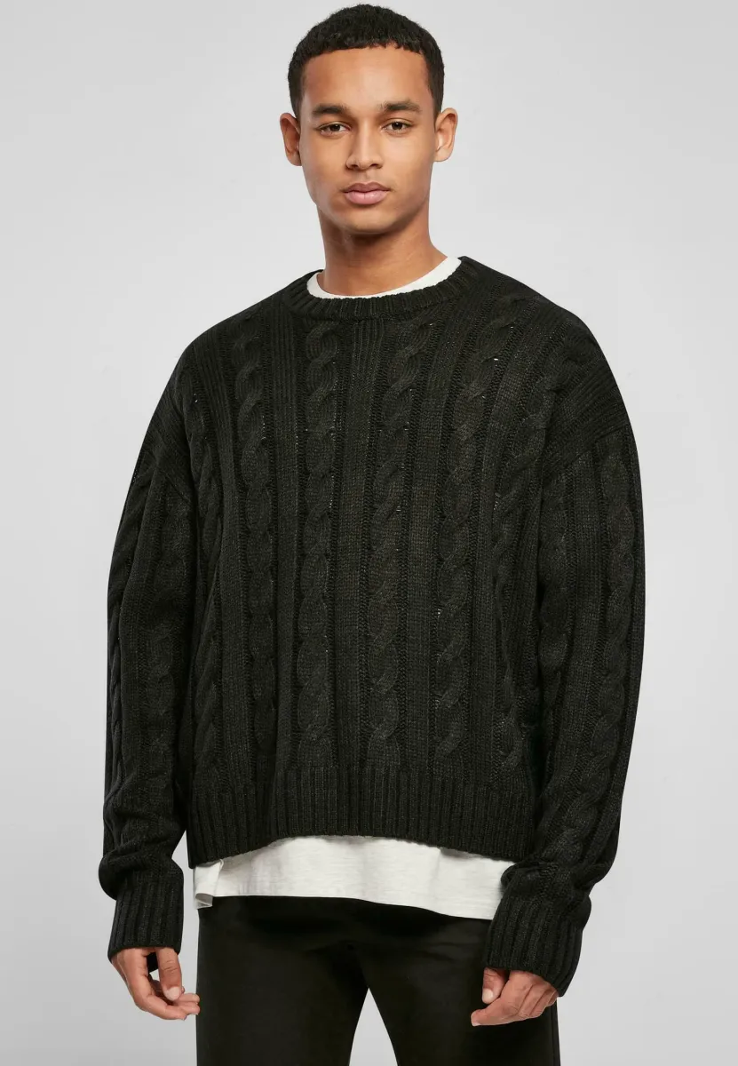 Strickpullover - black