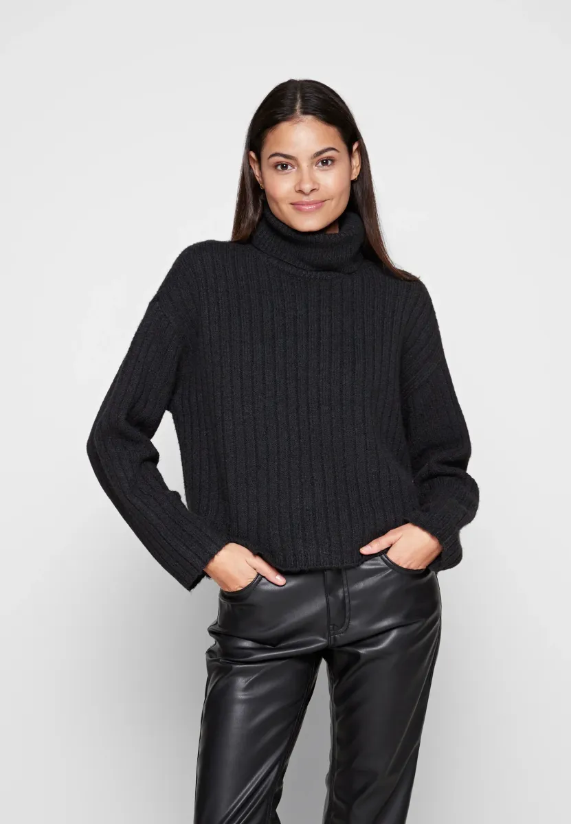 Strickpullover - black