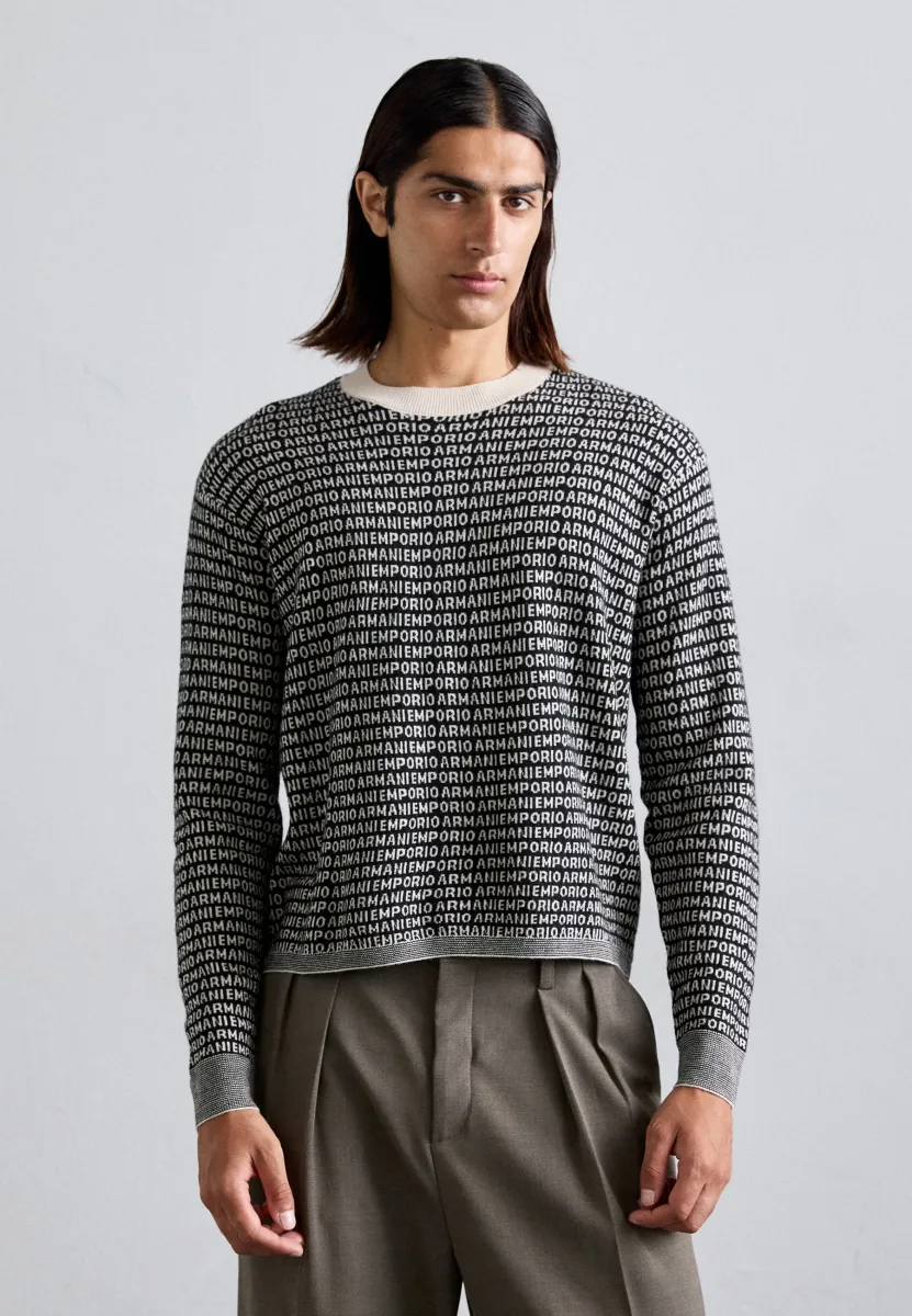 Strickpullover - black