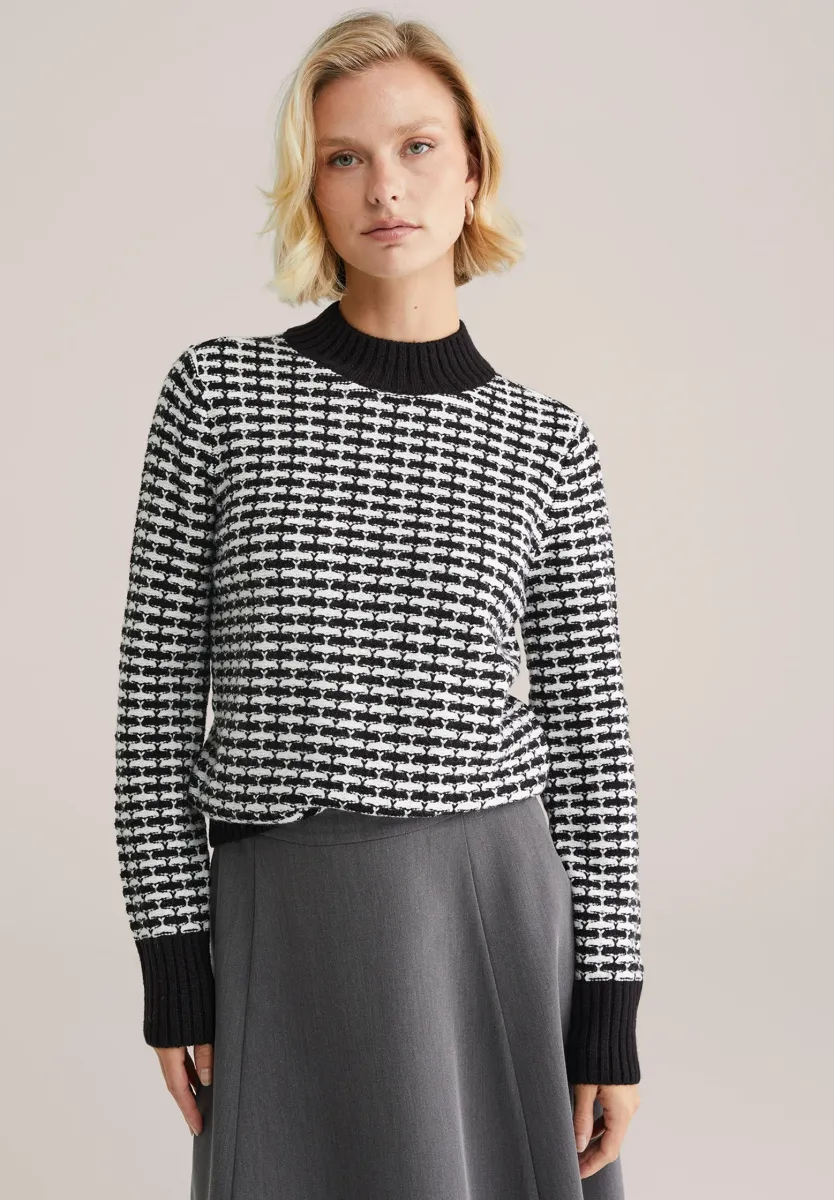 Strickpullover - black