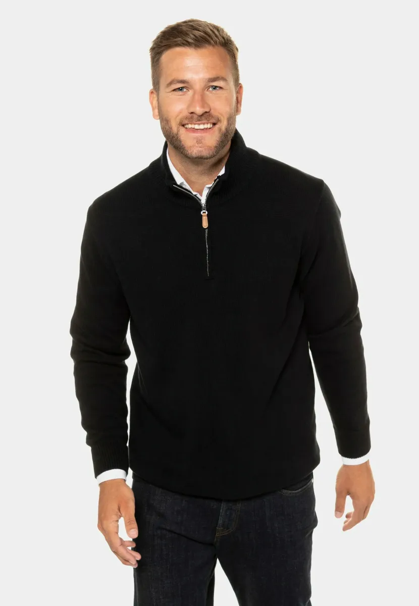 Strickpullover - black