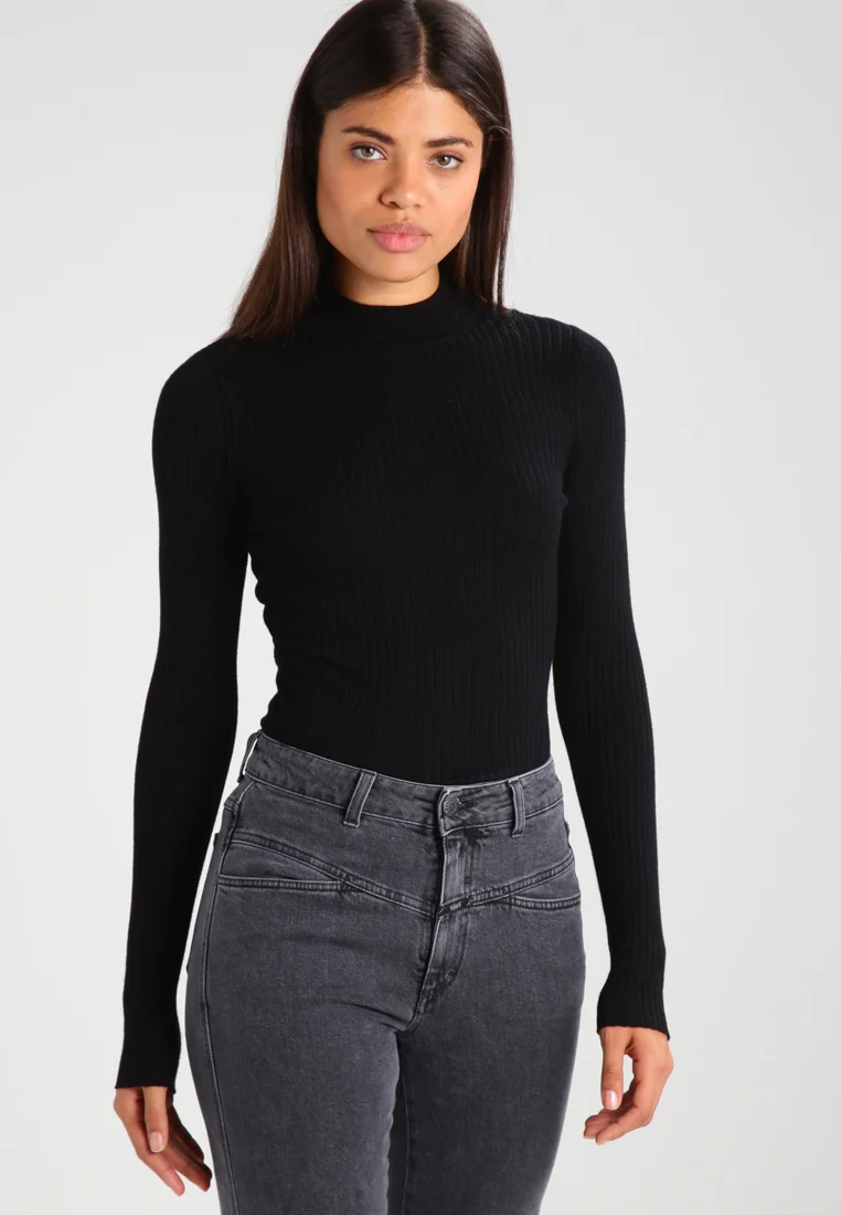 Strickpullover - black