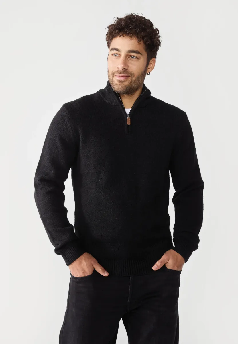 Strickpullover - black