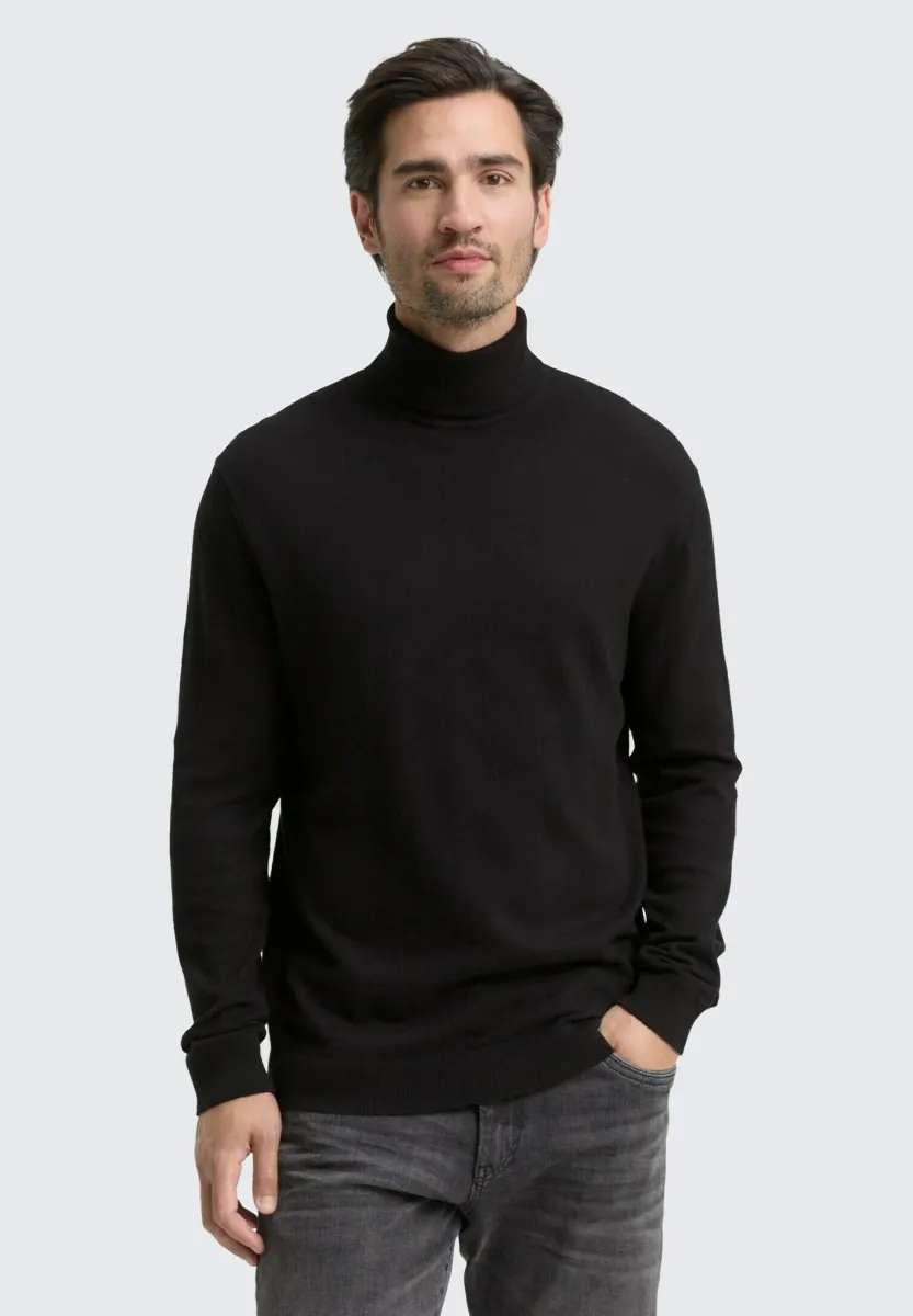 Strickpullover - black