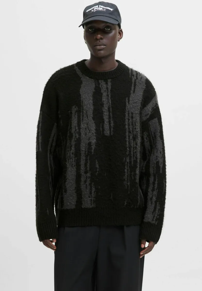 Strickpullover - black