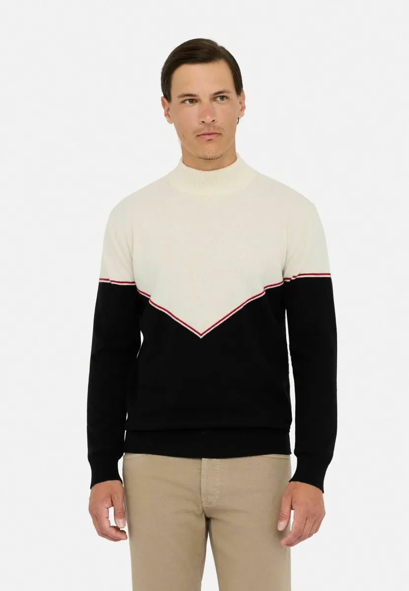 Strickpullover - black