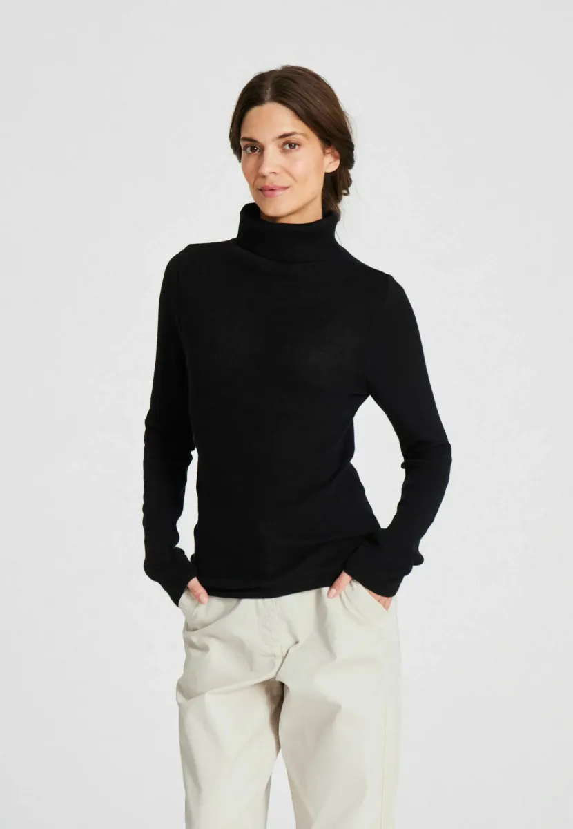 Strickpullover - black