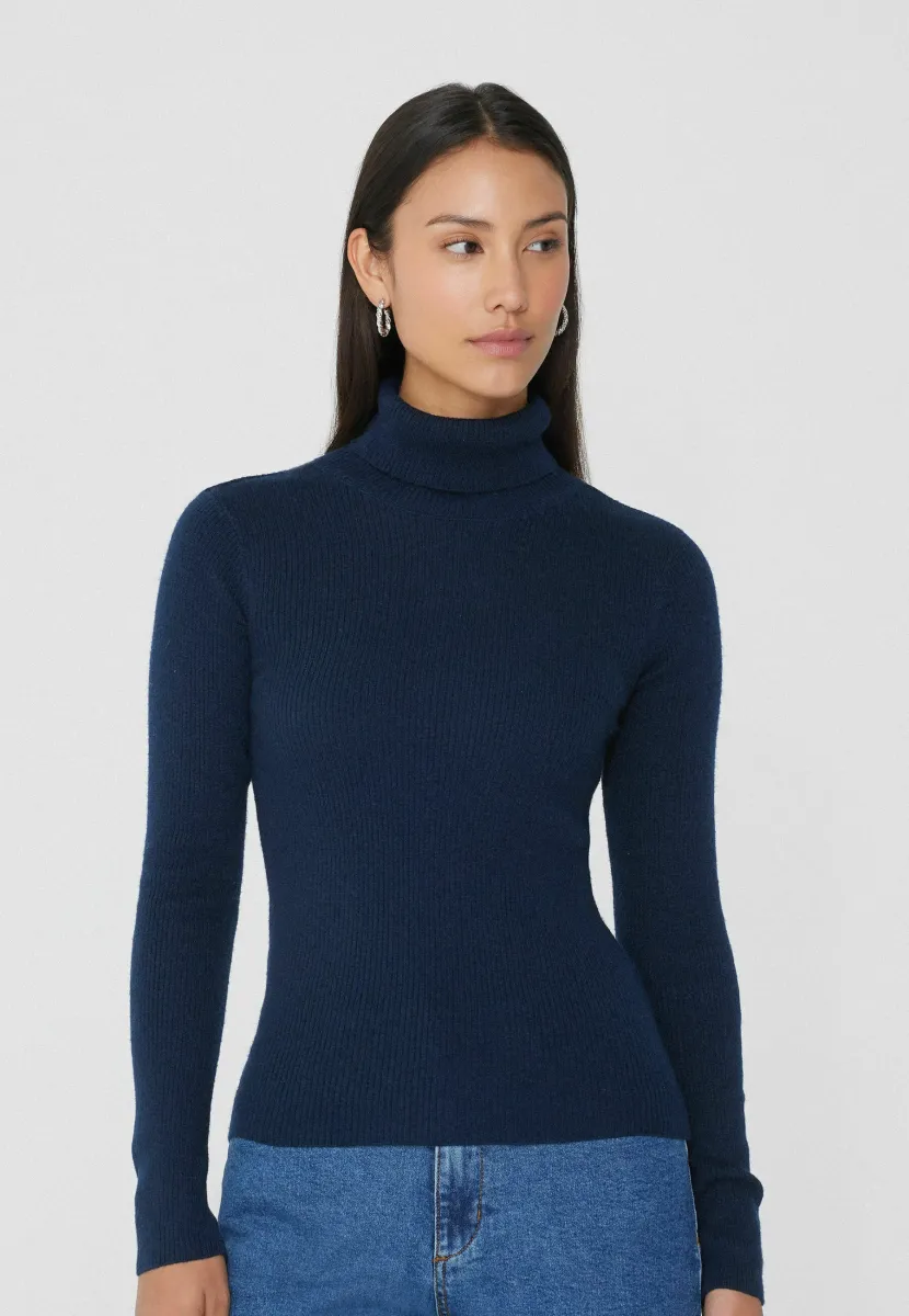 Strickpullover - blau blu assoluto