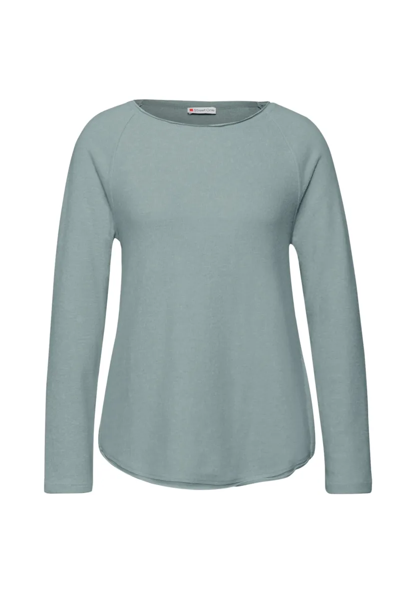 Strickpullover - blau