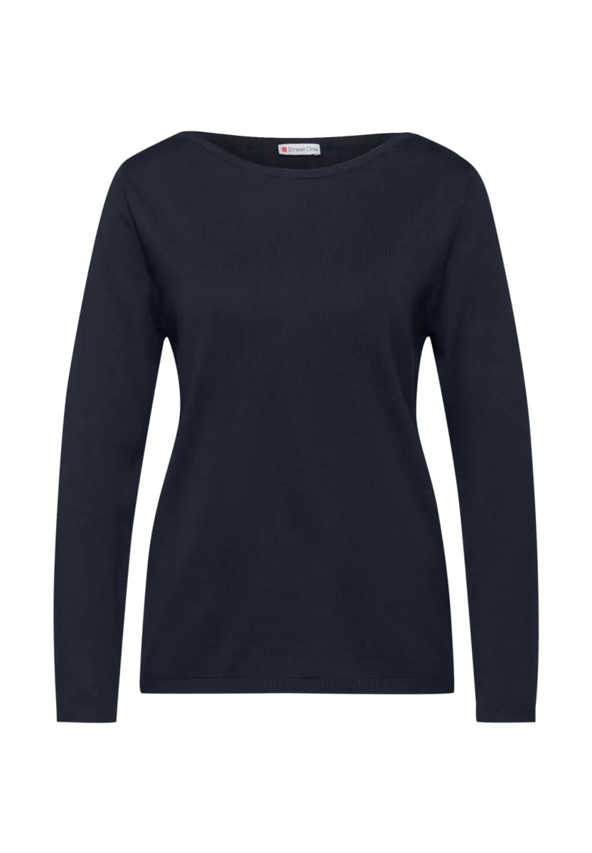 Strickpullover - blau