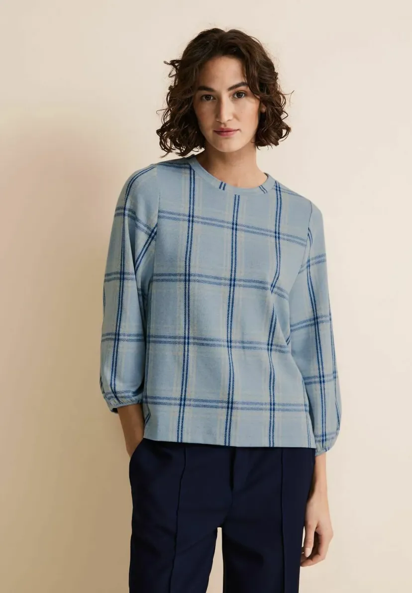Strickpullover - blau