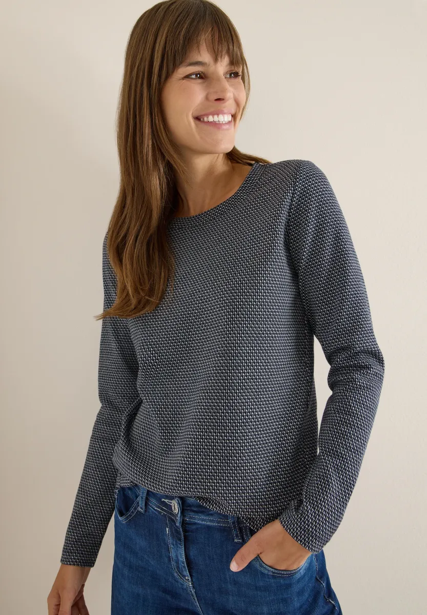 Strickpullover - blau