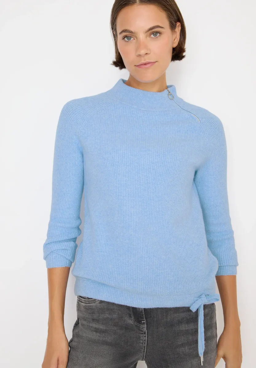Strickpullover - blau
