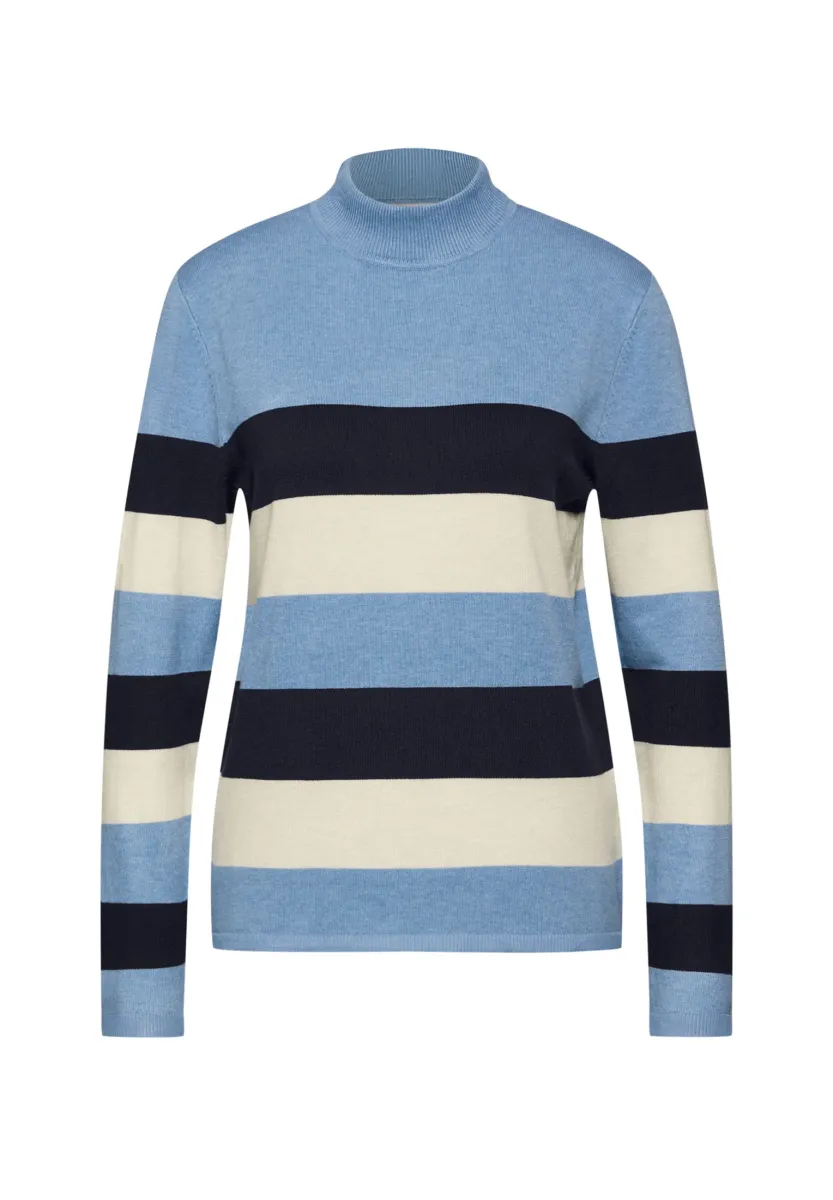 Strickpullover - blau